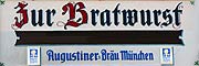 Zur Bratwurst - jetzt noch größer und schöner - auf dem Oktoberfest